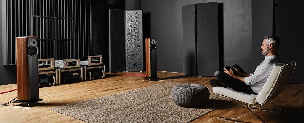 High-end audio muziekinstallatie